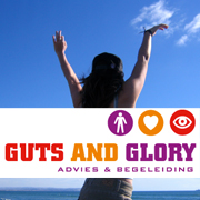guts and glory logo huisstijl website